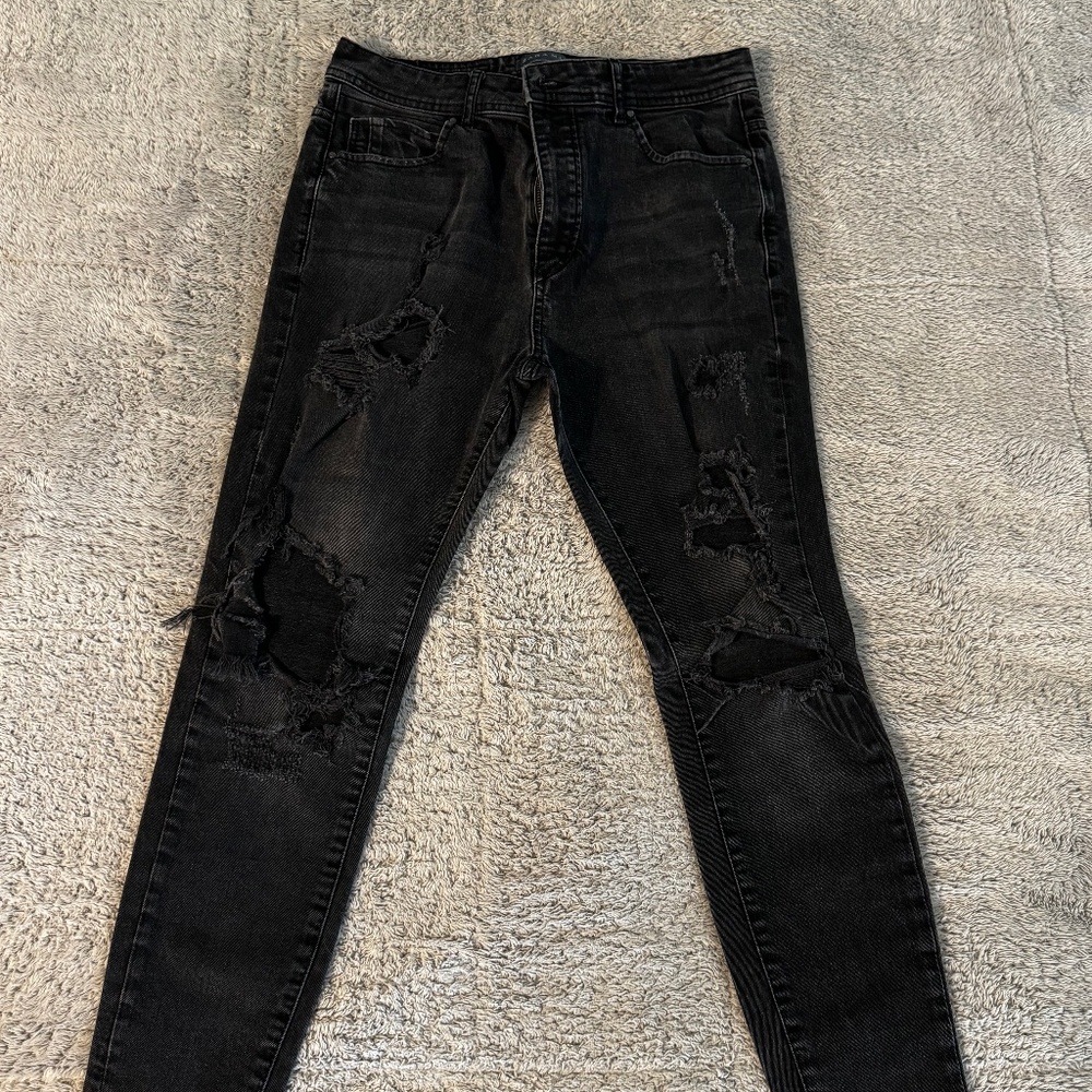 Zara Distressed Skinny Jeans